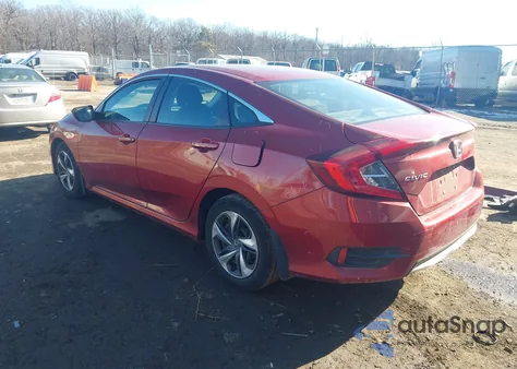 2019 Honda Civic Lx z USA, uszkodzony, nr VIN 2HGFC2F66KH501984